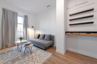 Zona de estar de Centric and bright- 1Bd 1Bth- Malasaña