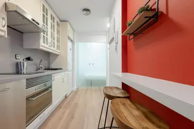 Una cocina o zona de cocina en Centric and bright- 1Bd 1Bth- Malasaña