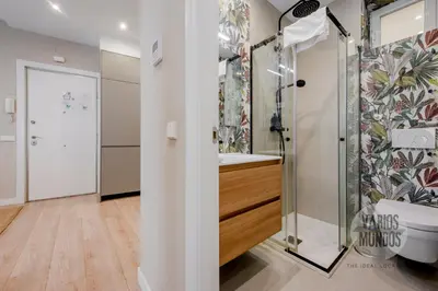 Un baño de Vive Madrid con Terraza para 5 en Santa Ana 6