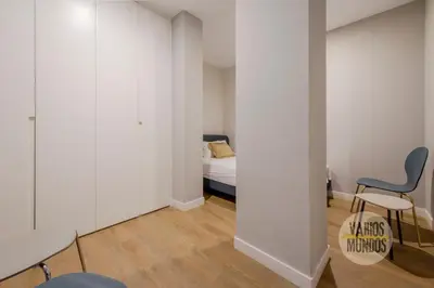 Cama o camas de una habitación en Encanto en El Rastro para 7, Calle Juanelo E1