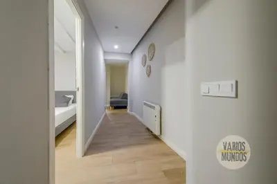 Cama o camas de una habitación en Encanto en El Rastro para 7, Calle Juanelo E1