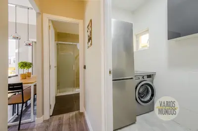 Una cocina o zona de cocina en Encantador piso en La Latina - Madrid Centro