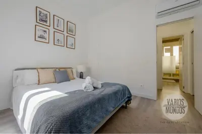 Cama o camas de una habitación en Vive la elegancia para 10 en Santa Ana 6