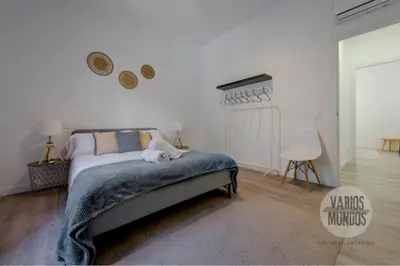 Cama o camas de una habitación en Vive la elegancia para 10 en Santa Ana 6