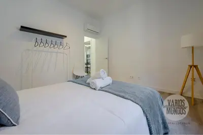 Cama o camas de una habitación en Vive la elegancia para 10 en Santa Ana 6