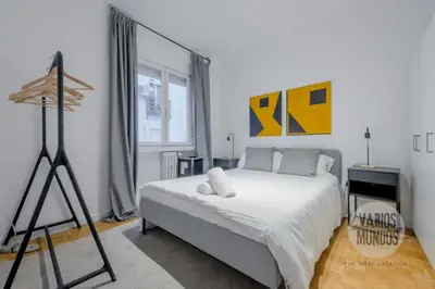 Cama o camas de una habitación en Vive una experiencia para 7, en Santa Ana 6