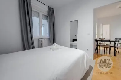 Cama o camas de una habitación en Vive una experiencia para 7, en Santa Ana 6