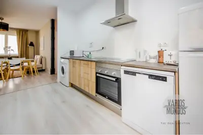 Una cocina o zona de cocina en Vive un Oasis para 7 en Santa Ana 6