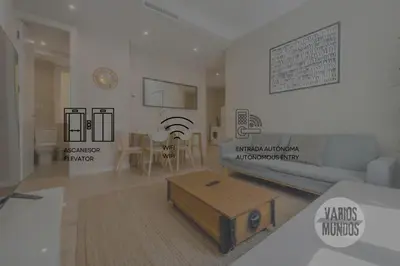 Zona de estar de Agradable piso de 3hab en El Rastro-Centro de Madrid