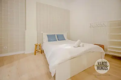 Cama o camas de una habitación en Tu Hogar Bohemio para 9 en San Dimas 10 E2
