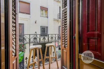 Un balcón o terraza de Brisa Literaria para 3 en Las Letras, Ventura de la Vega