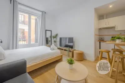 Cama o camas de una habitación en Descanso para 3 en Sol, ven a Concepción Jerónima