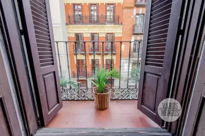 Un balcón o terraza de Descanso para 3 en Sol, ven a Concepción Jerónima