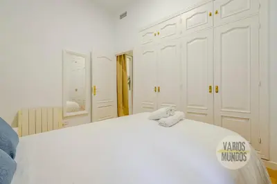 Cama o camas de una habitación en Acogedor Apt para 5pax en el corazon de Chamberi