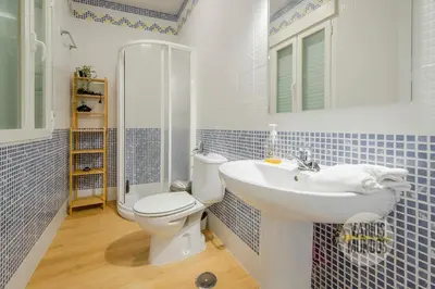 Un baño de Acogedor Apt para 5pax en el corazon de Chamberi