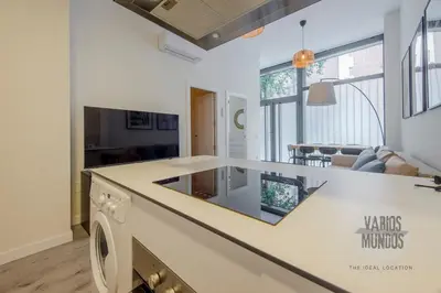 Una cocina o zona de cocina en Madrid para 9 en La Latina, Calle Encomienda