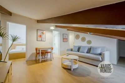 Zona de estar de Fashion Design Loft en Calle Carretas-Sol para 4pax