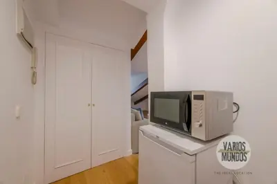Una cocina o zona de cocina en Fashion Design Loft en Calle Carretas-Sol para 4pax