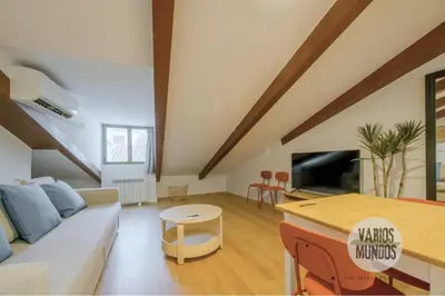 Una televisión o centro de entretenimiento en Fashion Design Loft en Calle Carretas-Sol para 4pax