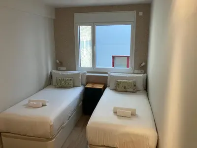 Cama o camas de una habitación en New luxury 2 bd 2 bth - Gran Via/Chueca