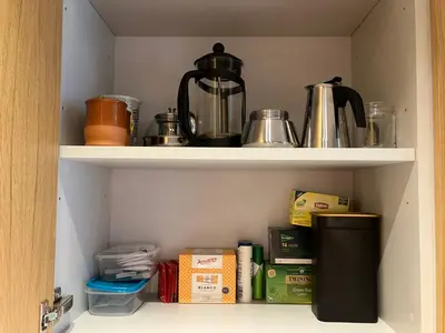 Utensilios para hacer té y café en New luxury 2 bd 2 bth - Gran Via/Chueca