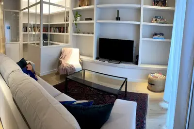 Zona de estar de New luxury 2 bd 2 bth - Gran Via/Chueca