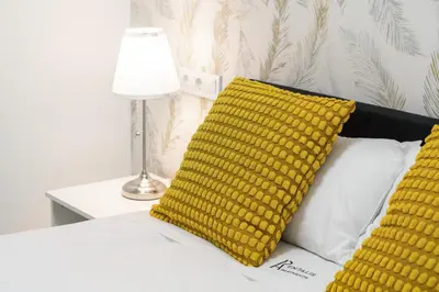 Cama o camas de una habitación en Chueca San Antón Apartment