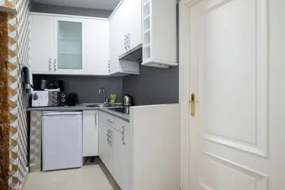 Una cocina o zona de cocina en Cozy and bright- 1BED 1BATH- City center
