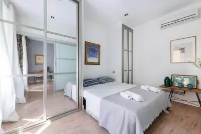 Cama o camas de una habitación en Cozy and Modern - 1BD 1BT - SOL