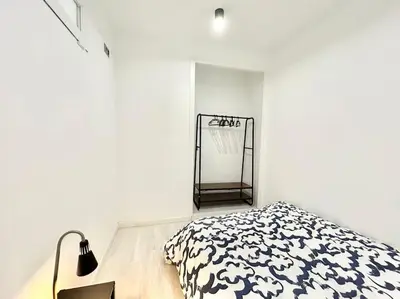 Cama o camas de una habitación en Centro Legazpi 1