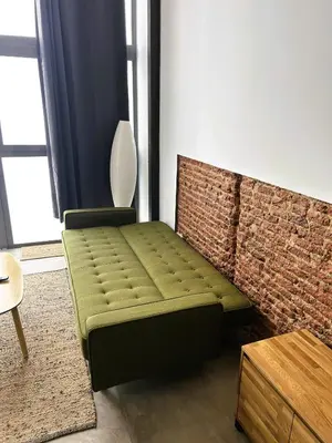 Zona de estar de Stylish and Modern Loft in Madrid Centre