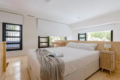 Cama o camas de una habitación en Exclusivo Dúplex en Salamanca