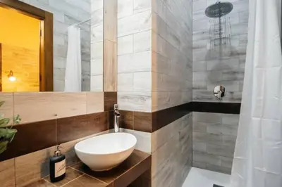 Un baño de Cozy apartment in Chueca. Barb1
