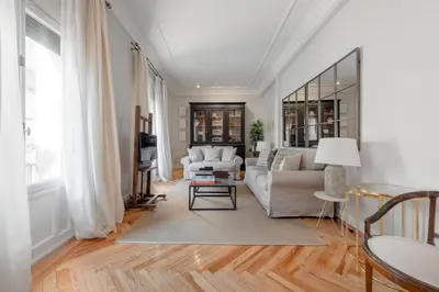Zona de estar de Puerta de Alcalá - Exclusive apt. 130m2 2D 2.5B