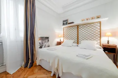Cama o camas de una habitación en Puerta de Alcalá - Exclusive apt. 130m2 2D 2.5B