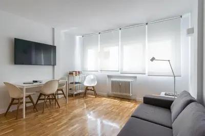 Zona de estar de Bright and Cozy - 1Bedroom 1Bath - Las Letras