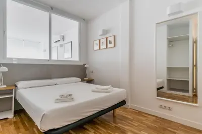 Cama o camas de una habitación en Bright and Cozy - 1Bedroom 1Bath - Las Letras