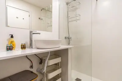 Un baño de Bright and Cozy - 1Bedroom 1Bath - Las Letras