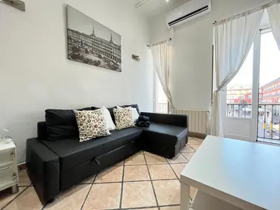 Zona de estar de Loft Plaza Mayor 2 Temporal