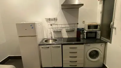 Una cocina o zona de cocina en Corrala en el Madrid histórico