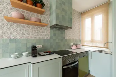 Una cocina o zona de cocina en Be Mate Blasco de Garay