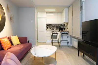 Una cocina o zona de cocina en Be Mate Blasco de Garay