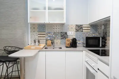 Una cocina o zona de cocina en Be Mate Blasco de Garay
