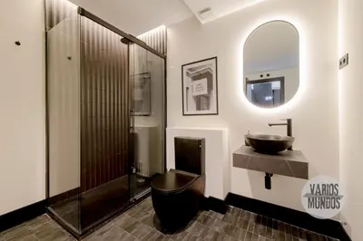 Un baño de Bright Apt para 4pax en Gran Via-Plaza de Carmen E2