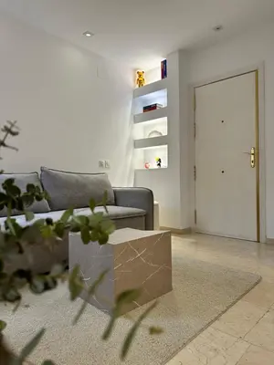 Zona de estar de Cozy apartment in Malasaña