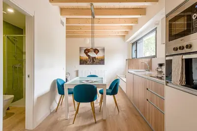 Una cocina o zona de cocina en Acogedor Dúplex en Salamanca