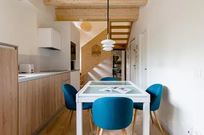 Una cocina o zona de cocina en Acogedor Dúplex en Salamanca