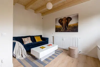 Zona de estar de Acogedor Dúplex en Salamanca