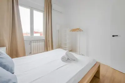 Cama o camas de una habitación en Aventura y tradición en La Latina, conoce Toledo 77