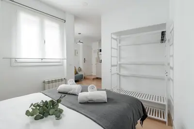 Cama o camas de una habitación en Sol Studios - En el Centro